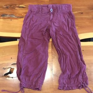 Maroon cargo pants